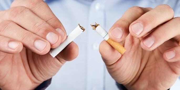 țigara spartă și răul fumatului